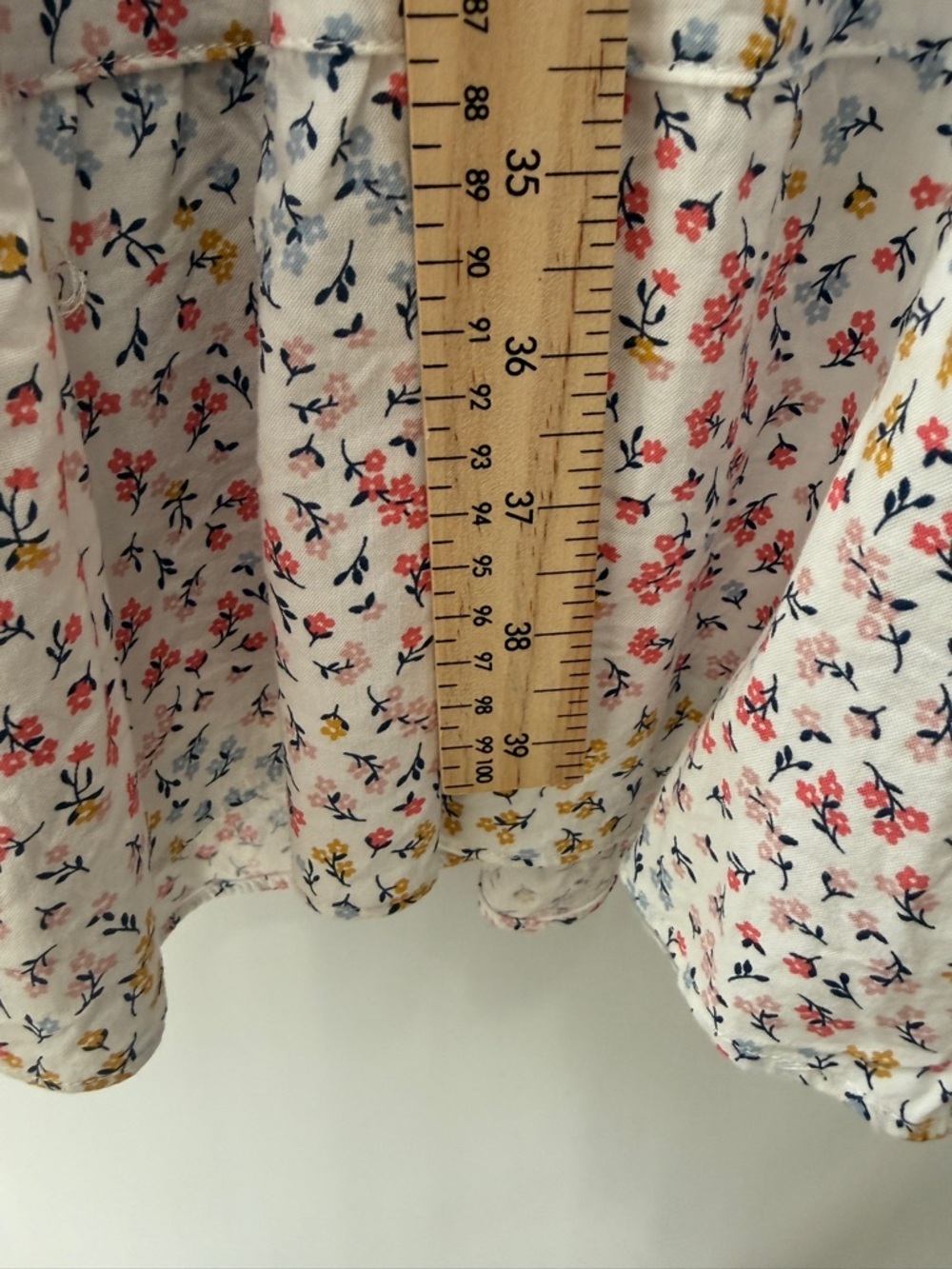 Floral Ruffled Cap Midi Sleeve Dress Large - Picture 9 of 15